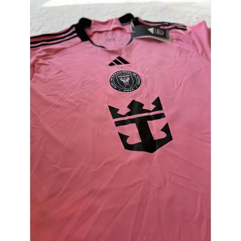 Adidas Miami - Messi Men's Jersey Pink Black‎ Size XL #455